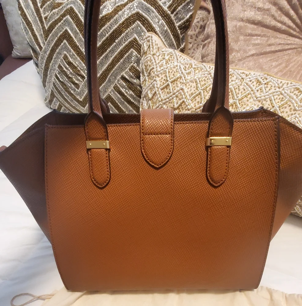 Lauren Ralph Lauren Brown Tote Bag - Picture 2 of 9